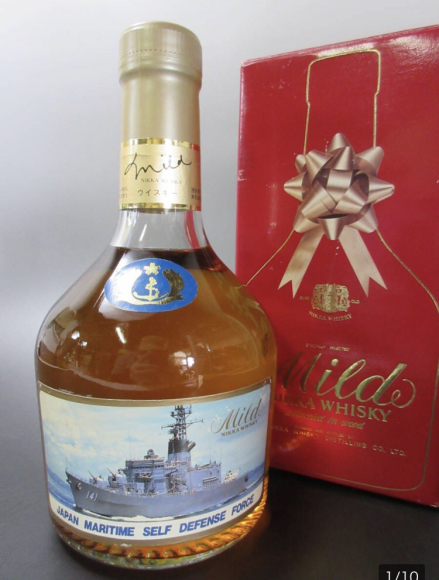 ホットセール ニッカ ウヰスキー NIKKA ウイスキー マイルド 海上自衛隊ラベル ウイスキー
