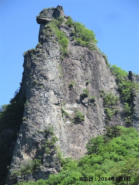 渋川市　子持山獅子岩正面壁でクライミング　　　　　Rock Climbing at Shishiiwa in Shibukawa, Gunma_f0308721_10565837.jpg