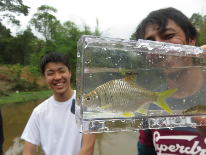 いよいよ投網を実践☆カンボジアの淡水魚を獲りたい！釣りたい！『水の暮らし体験』_e0322871_02185549.jpg