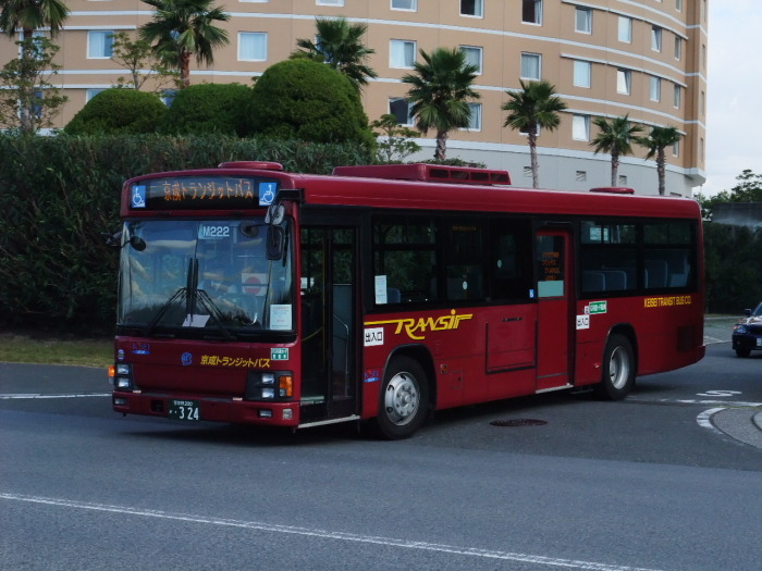 c サンルートプラザ東京 東京ベイホテル東急 舞浜駅 通勤バス 予備車変更 M222 08年10月頃 Keiyo Resort Transit Co