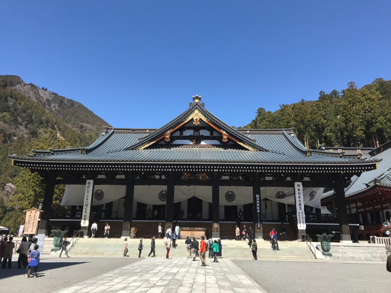 身延山久遠寺の枝垂れ桜_e0390487_23283915.jpg