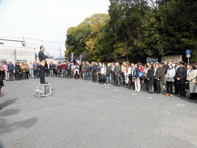 定数4に対し5人が立候補の県議会議員選挙 鈴木すみよし候補の出陣式_f0141310_07384854.jpg
