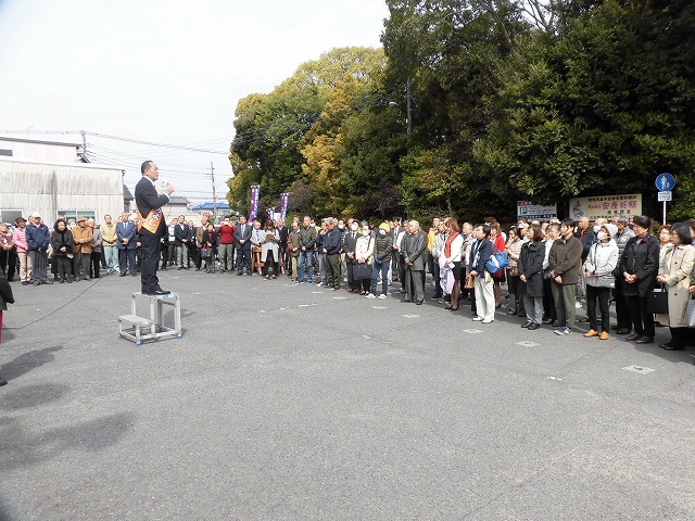 定数4に対し5人が立候補の県議会議員選挙　鈴木すみよし候補の出陣式_f0141310_07384854.jpg