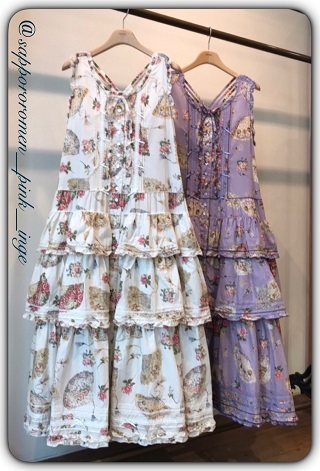 ピンクハウス♡激レア♡ヴィクトリアンファンシリーズ エプロンドレス