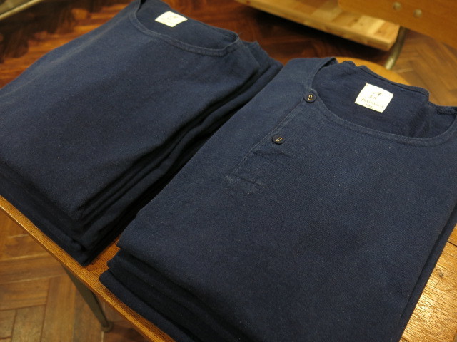 \"ANATOMICA MARNIER CREW NACK / HENLY NECK INDIGO #BlueFair\"ってこんなこと。_c0140560_17592407.jpg