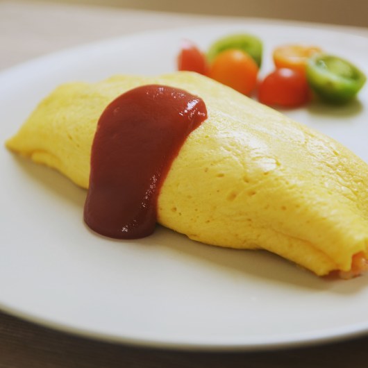 今日のお昼ご飯 シンプルオムライス 料理教室 あきさんち