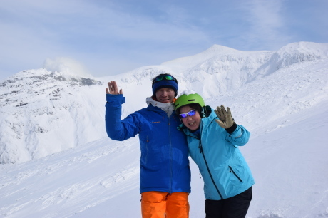 2019年3月3日 快晴の三段山を滑る_c0242406_16544010.jpg