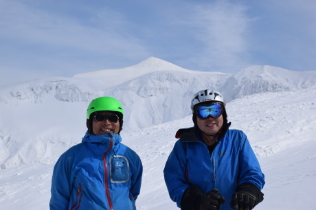 2019年3月3日 快晴の三段山を滑る_c0242406_16545565.jpg