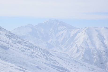 2019年3月3日 快晴の三段山を滑る_c0242406_16552440.jpg