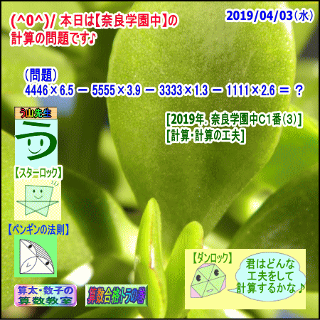 計算 奈良学園中 2019年 算数 数学 受験 算太 数子の算数教室 中学受験 算数プロ家庭教師 算数合格トラの巻 エキサイト ブログ 計算 奈良学園中 2019年 算数 数学 受験 算太 数子の算数教室 中学受験 算数プロ家庭教師 算数合格トラの巻 エキサイト ブログ