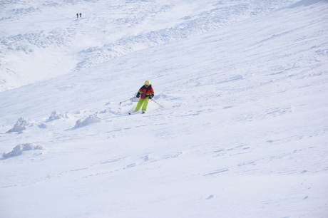 2019年3月3日　快晴の三段山を滑る_c0242406_13155086.jpg