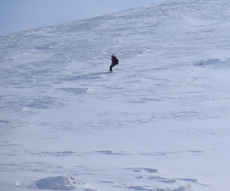 2019年3月3日 快晴の三段山を滑る_c0242406_16403590.jpg