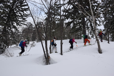 2019年3月4日 坊主山で滑る_c0242406_17223443.jpg