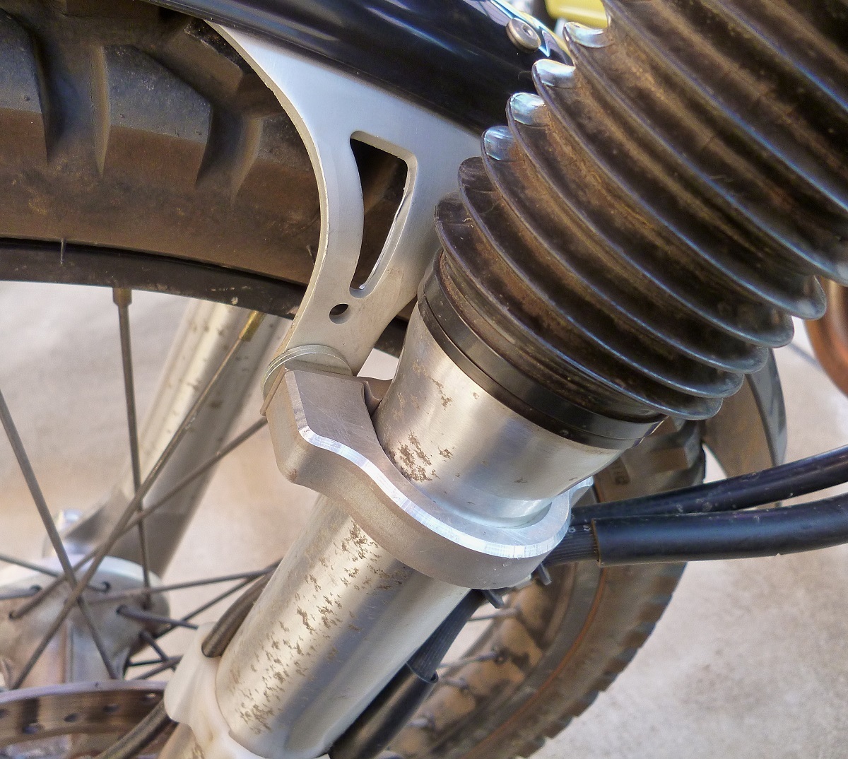 タマイチ商店 セロー250 サブフェンダー付き スタビライザーキット の