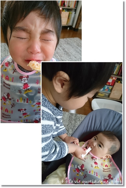 王子発熱。。。子供に鼻をかませるのは、どうしたらイイ?と胡麻クッペ_a0348473_22171662.jpg