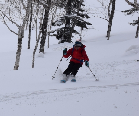 2019年3月4日 坊主山で滑る_c0242406_15425426.jpg