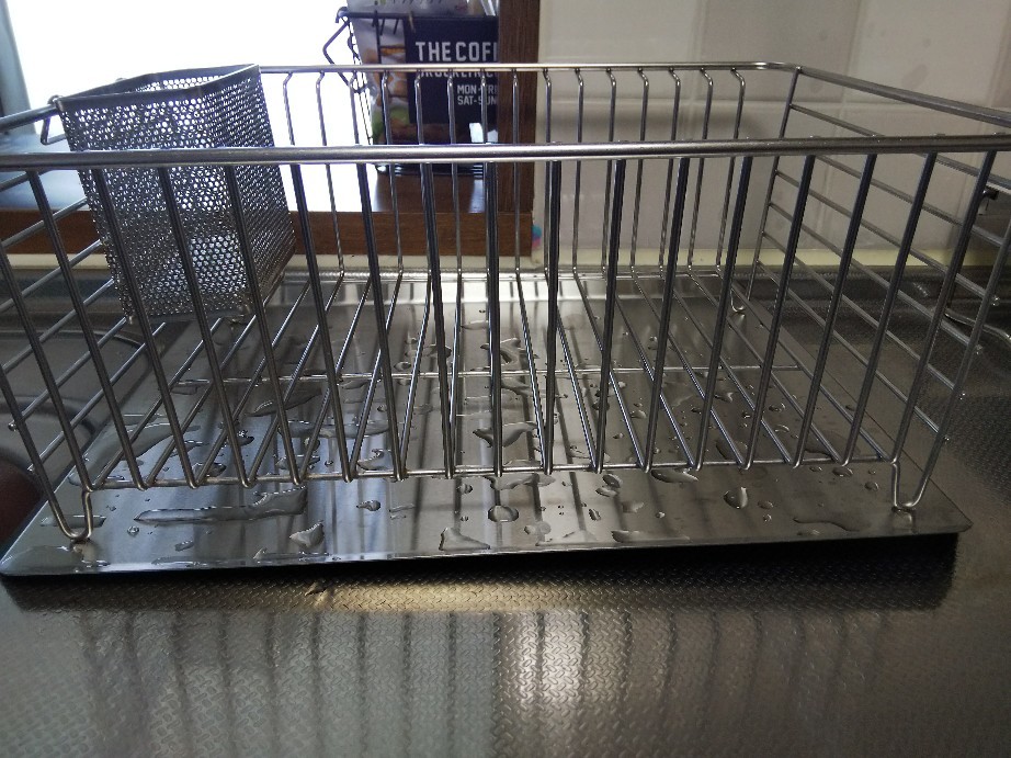 無印良品 水切り用傾斜トレー 空を見上げて