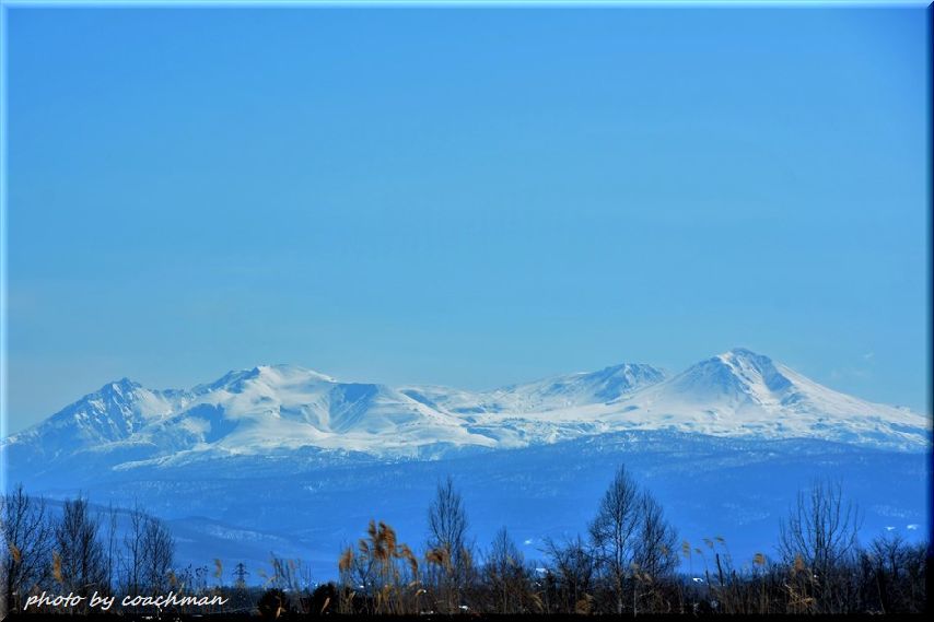 冬の名残か大雪山連峰 北海道photo一撮り旅