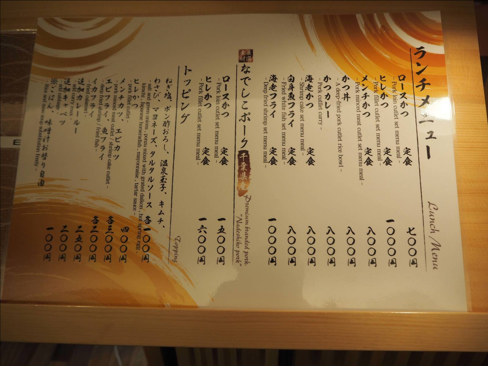 江戸城花見のあとは とんかつまるや 丸の内パレス店 人形町からごちそうさま 江戸城花見のあとは とんかつまるや 丸の内パレス店 人形町からごちそうさま