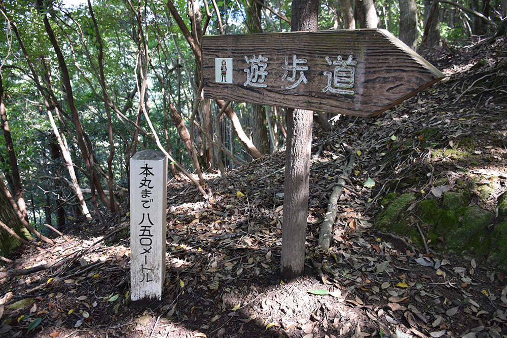 有子山城跡と出石城跡登城記。 その1 ~有子山城登山道~_e0158128_16595253.jpg