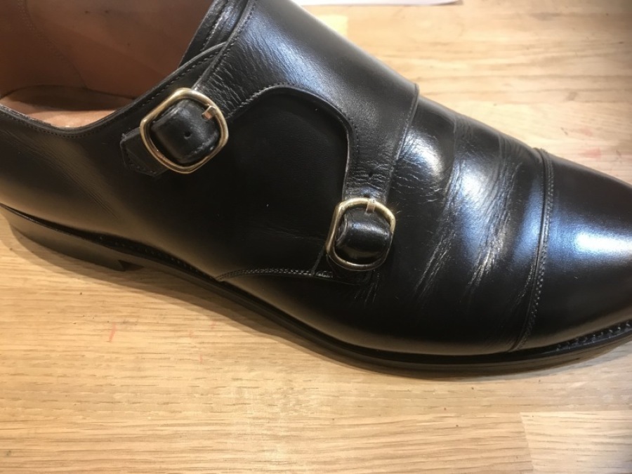 修理 ダブルモンクストラップ バックル根革パーツ作成 Shoe Care Shoe Order Fans 浅草本店 M Mowbray Shop 修理 ダブルモンクストラップ バックル根革パーツ作成 Shoe Care Shoe Order Fans 浅草本店 M Mowbray Shop