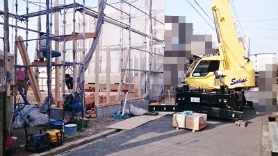 茨木市平田町O様邸が上棟しました。_d0390217_14470889.jpg