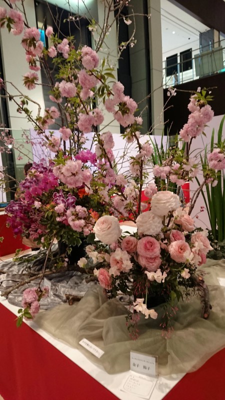 4/9 春の花道展 @ミッドランドスクエア_c0152507_16313945.jpg