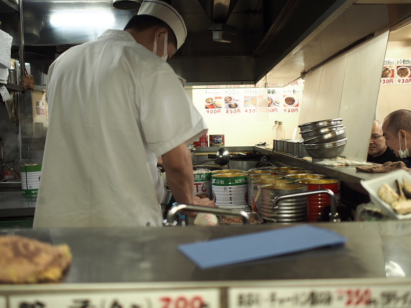 【町中華紀行⑲】駅前中華 味菜 兆楽 @渋谷　ルースーやきそばセット_b0008655_20415615.jpg
