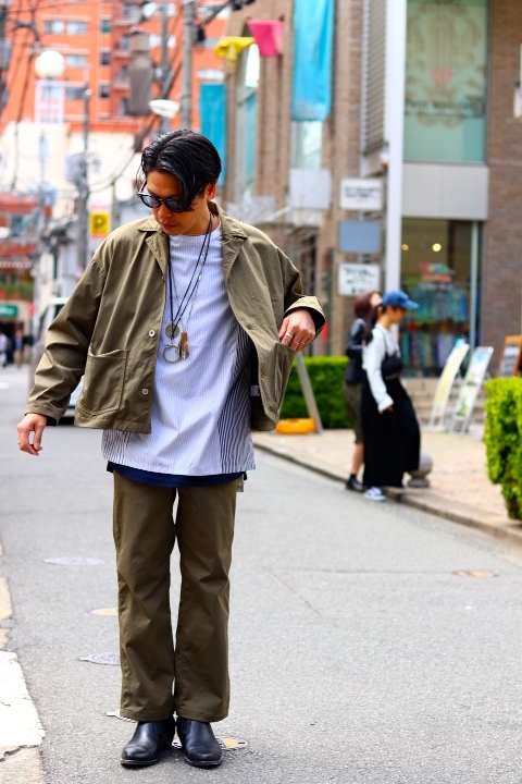 KIIT : NYLON TASRAN YARN GABARDINE JACKET & TROUSERS SET UP STYLE