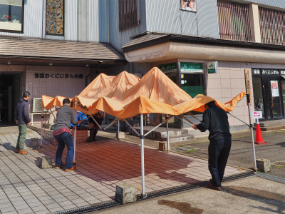 天候不順で\"超忙しい常設テント\"の管理作業・・・◆△×〇・・・_c0336902_19180682.jpg