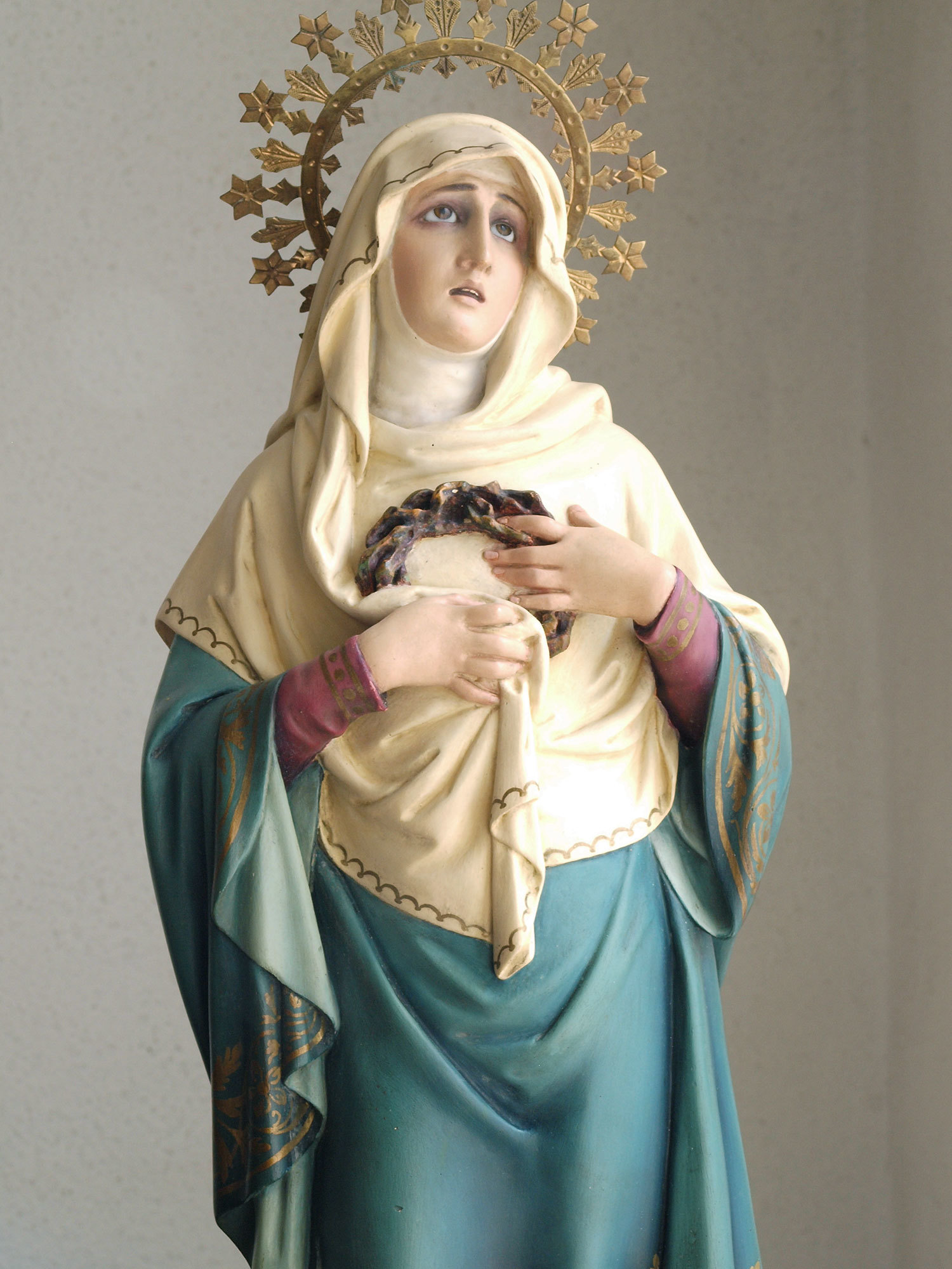 悲しみの聖母マリア像 マーテル ドロローサ G166 Glicinia 古道具店