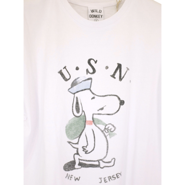 WILD DONKY ワイルド・ドンキー プリントTシャツ ”スヌーピー（風）”_c0118375_01313965.jpeg