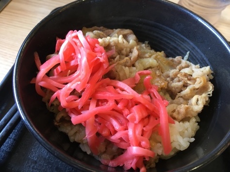 吉野家の新小盛牛丼　　　　　　JR高槻駅前店_c0118393_10210822.jpg