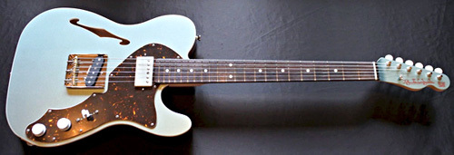 「Turquoise MetallicのHollow T-Line」の1本目が完成!_e0053731_15381533.jpg