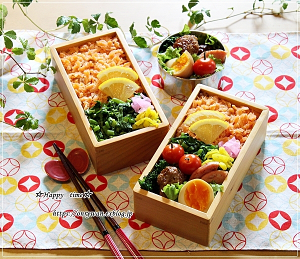 鮭フレーク弁当と安い?高い?腕時計♪_f0348032_17532203.jpg