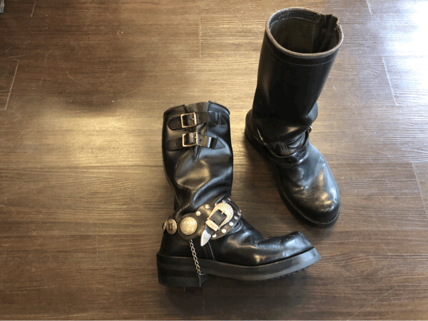 デイトン エンジニアブーツ オールソール : 靴とバッグの修理店 