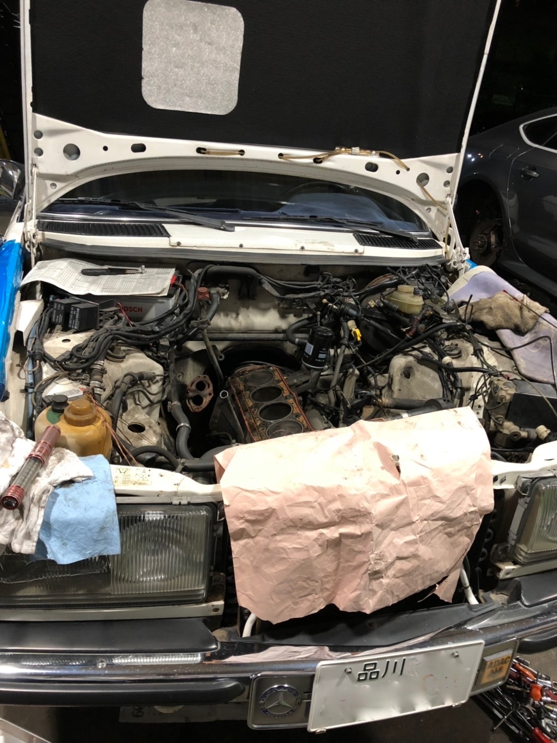 1983 M.BENZ 200T  ／　ヘッドガスケット・・・・・・・！_b0195093_14420542.jpg