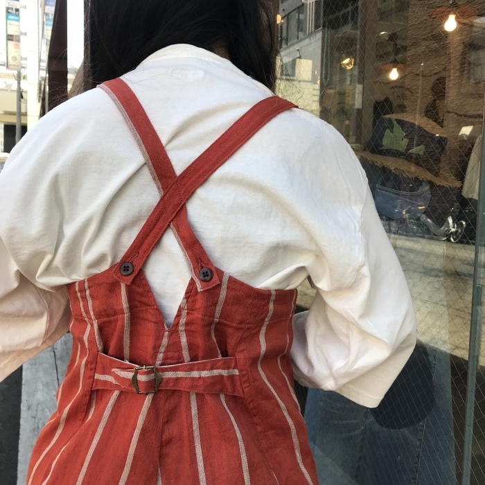 kapital リネンフィリーズ  ストライプ　パブ　サロペットオーバーオール リネンフィリーズストライプパブサロペット : SAPPORO STAFF BLOG