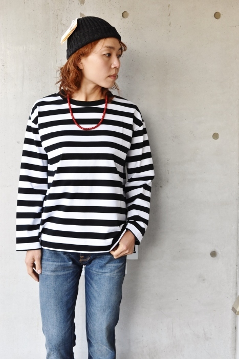 Glacon WIDE BORDER LONG TEE ★_d0152280_11480165.jpg
