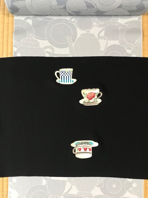 北野をどり・桜の下で・ティーカップ御召コーディネイト。_f0181251_11364358.jpg