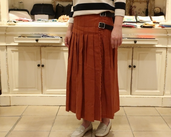 2019年 春夏のオニールオブダブリン リネンキルトスカートです。_c0227633_12483232.jpg