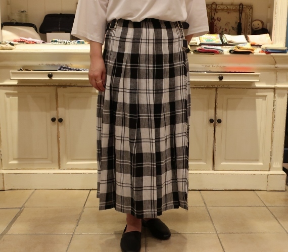 2019年 春夏のオニールオブダブリン リネンキルトスカートです。_c0227633_12503860.jpg