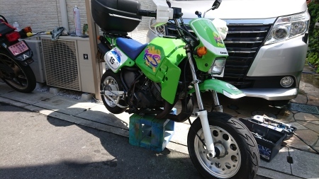 KS-Ⅱのタイヤ交換 : バイクに乗って釣りに行こう！！secondseason