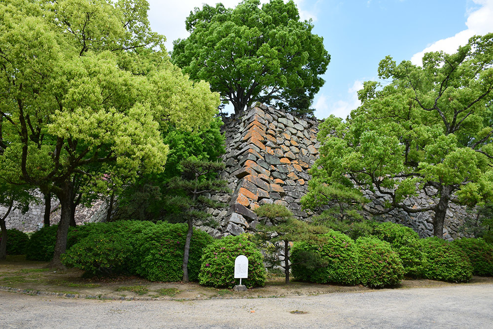 漆黒の烏城、備前岡山城を歩く。　その２「本丸下の段」_e0158128_20403076.jpg