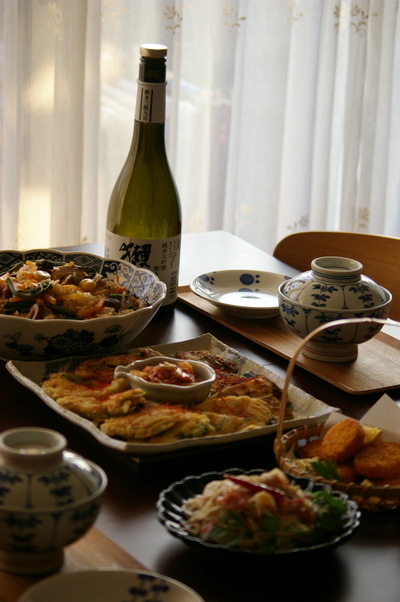 今日の夕食:山菜おこわ_d0327373_18084101.jpg