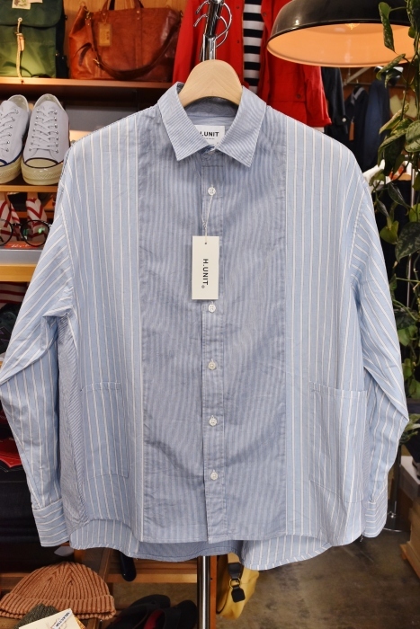 H. UNIT Crazy STRIPE WIDE SHIRTS ★_d0152280_20492660.jpg