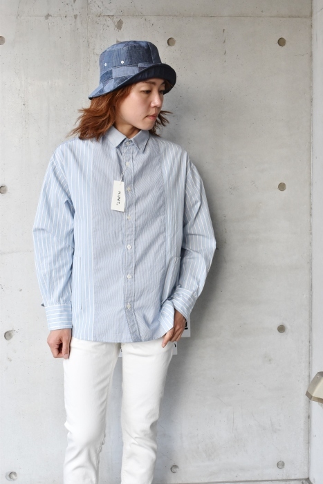 H. UNIT Crazy STRIPE WIDE SHIRTS ★_d0152280_20510593.jpg
