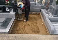 神戸市営墓園で現代墓石_e0363711_10055800.jpg