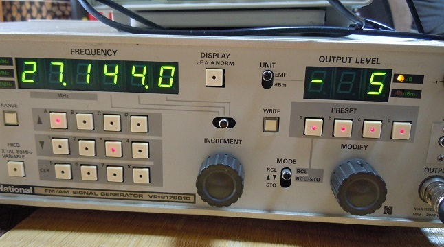 合法CB無線機2号機の組み立て－受信部の再調整 : 真空管にゲルマ