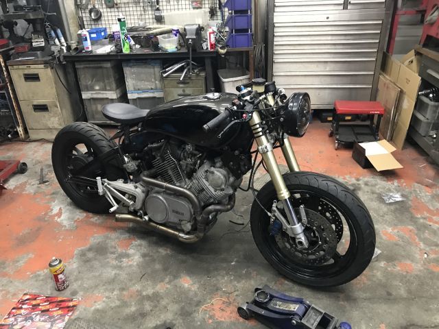 XV750 カスタム 完成間近!_a0164918_11172596.jpg